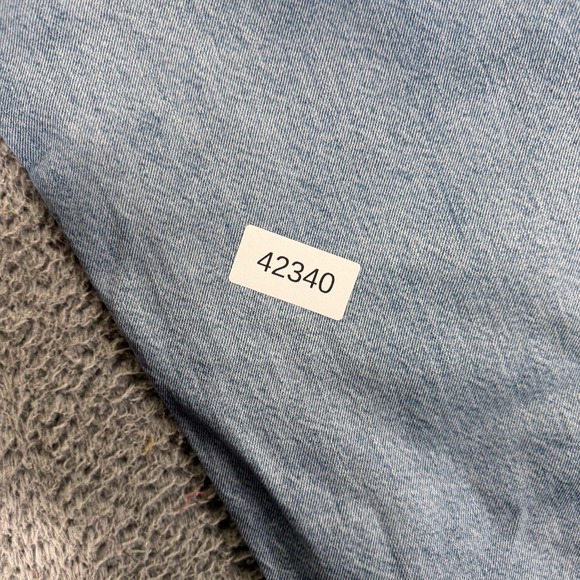 American Eagle Outfitters Real Goods Jeans Womens 10 Blue Denim Straight Baggy - Picture 12 of 12